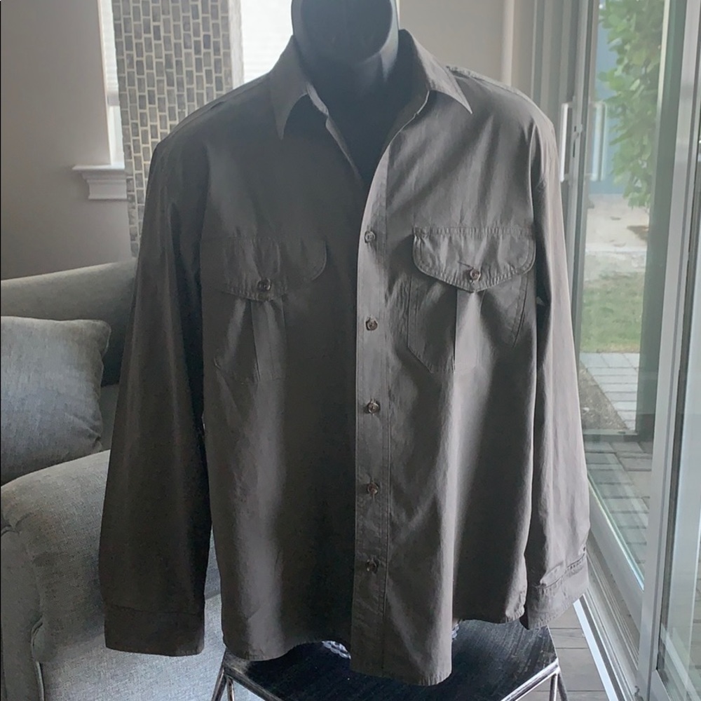Men’s Filson feather cloth long sleeve shirt